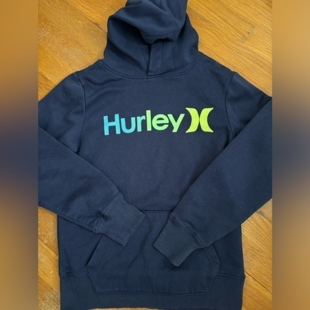 Hurley blue hoodie sweatshirt size 10/12